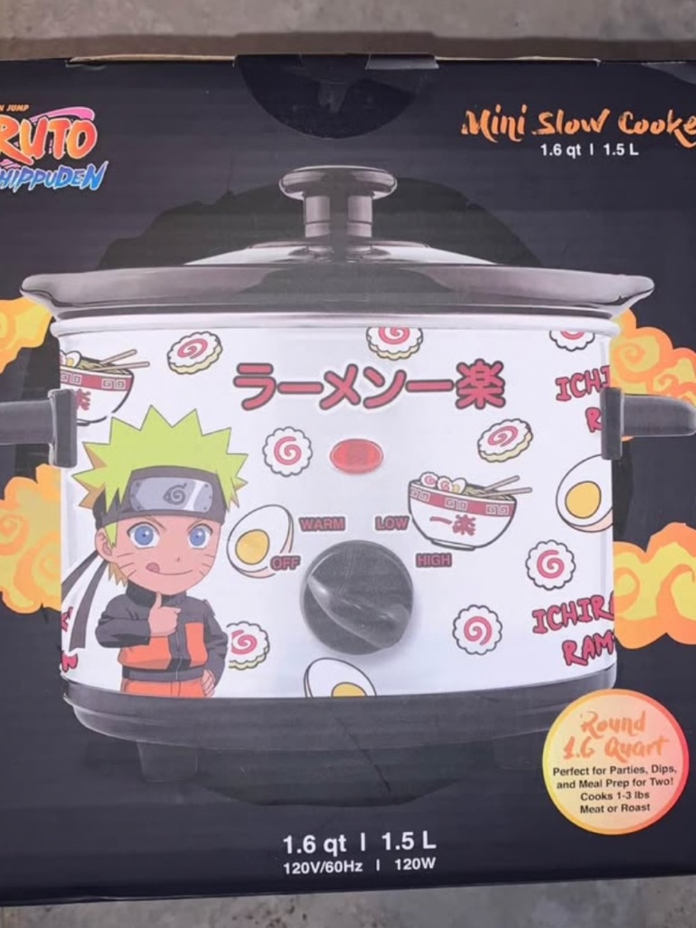 Naruto Shippuden Mini Slow Cooker – 1.6 qt
